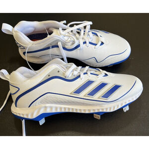 Adidas Icon 6 Bounce Baseball Cleats Fathers Day Blue Men’s 10.5 GZ0453 NEW